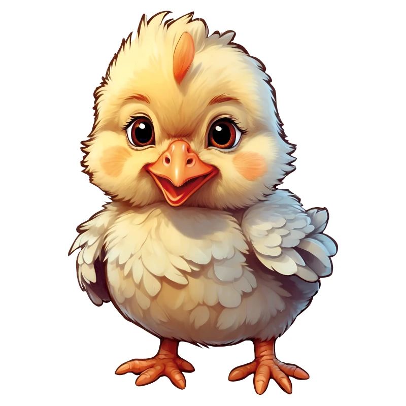 Petit poussin mignon