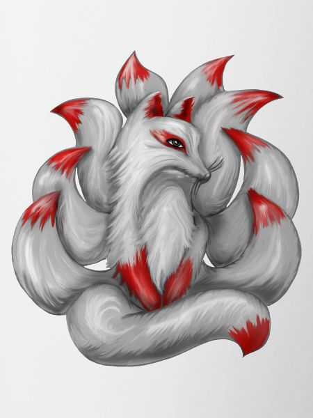 Nine-tailed fox Japanese fox
