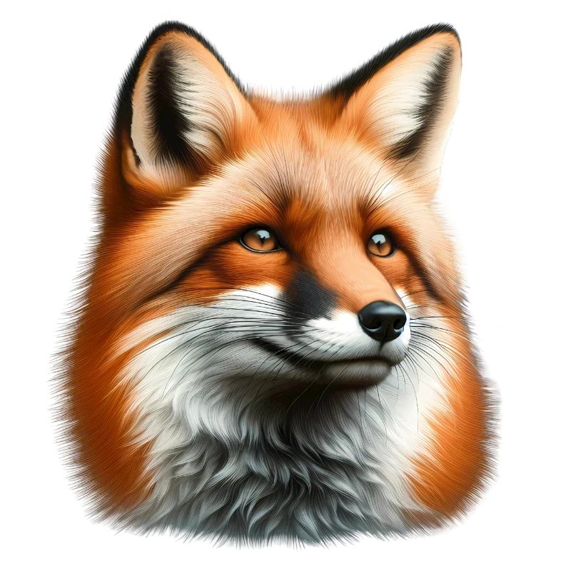 Trippy Polka Dot Fox