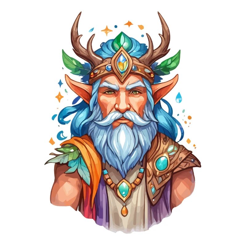 Druide Wasserfarben