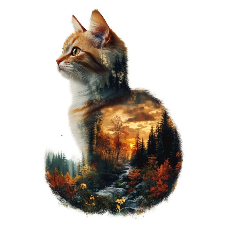 Sehnsucht einer Katze