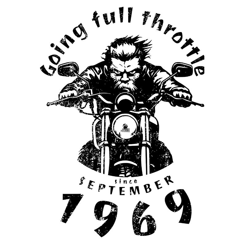 55. Geburtstag Going full throttle since 09/1969