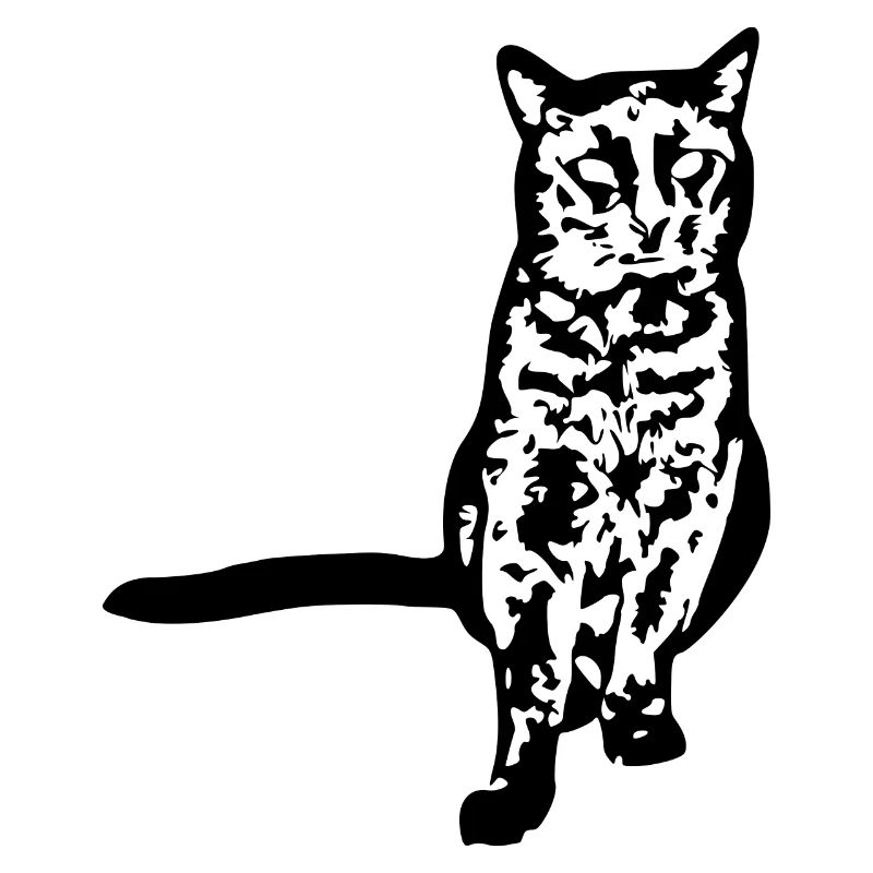schwarze Katze Katze schwarz Katzen Geschenk