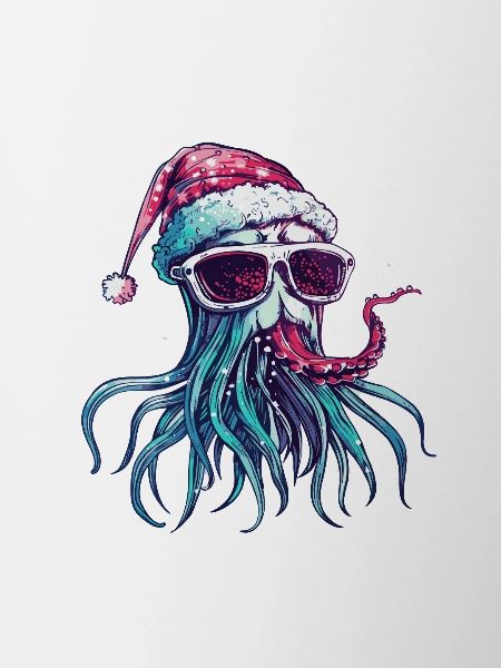 Méduse Noël drôle