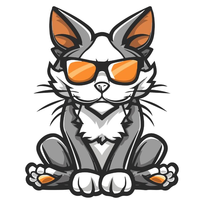 Katze Cool Comic