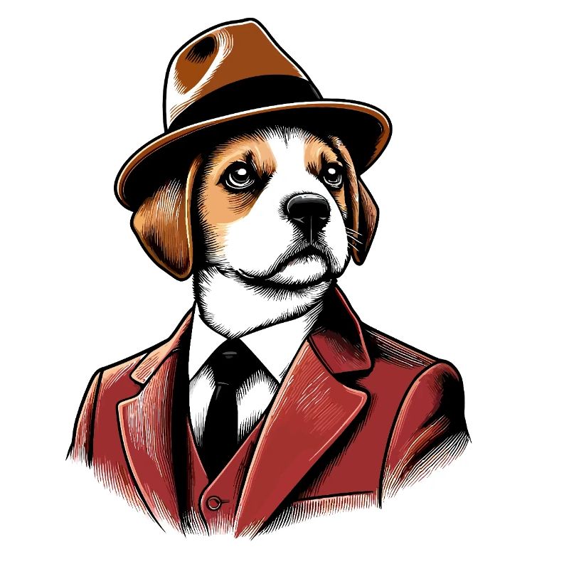 Hund im Anzug