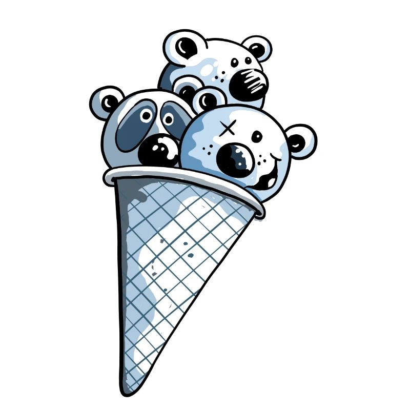 Ours à la crème glacée - Cadeau