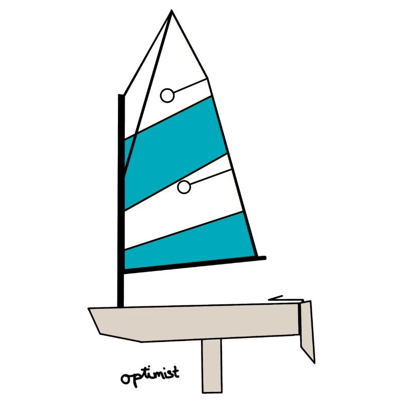 Optimist Segelboot Variante 3