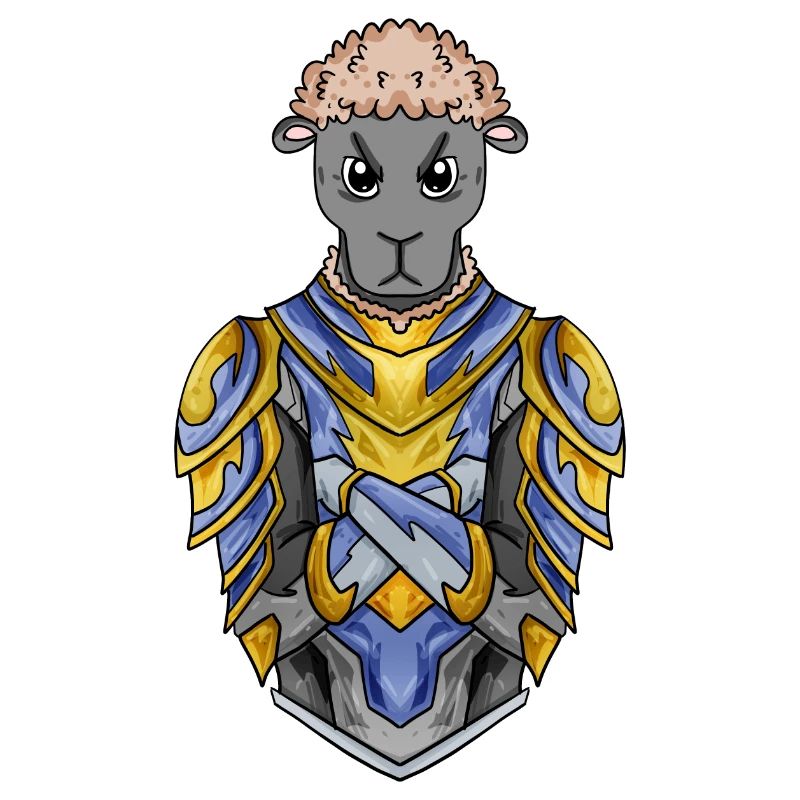 Knight Sheep Crusader