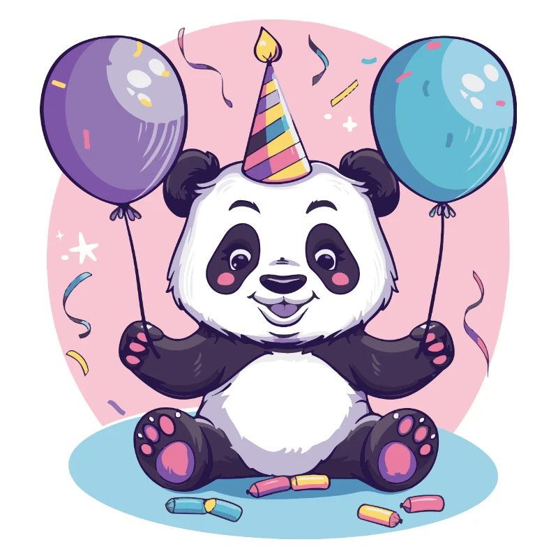 Panda Anniversaire Bande Dessinée