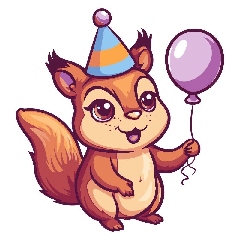 Écureuil Anniversaire Bébé