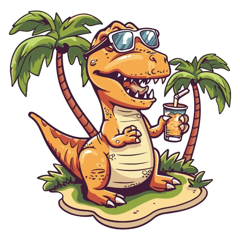 Dinosaur T-Rex Island Palm