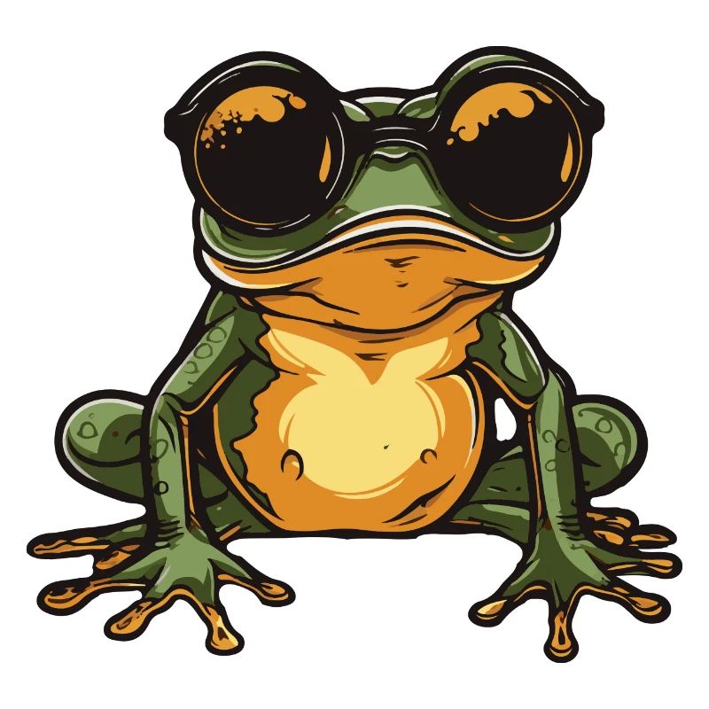 Grenouille Drôle Cool