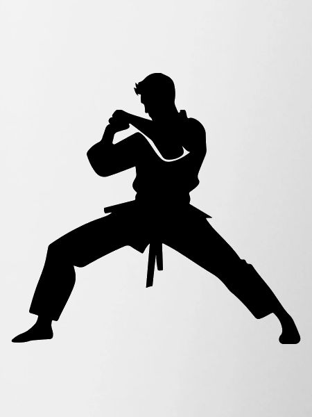 Karate Sport Silhouette