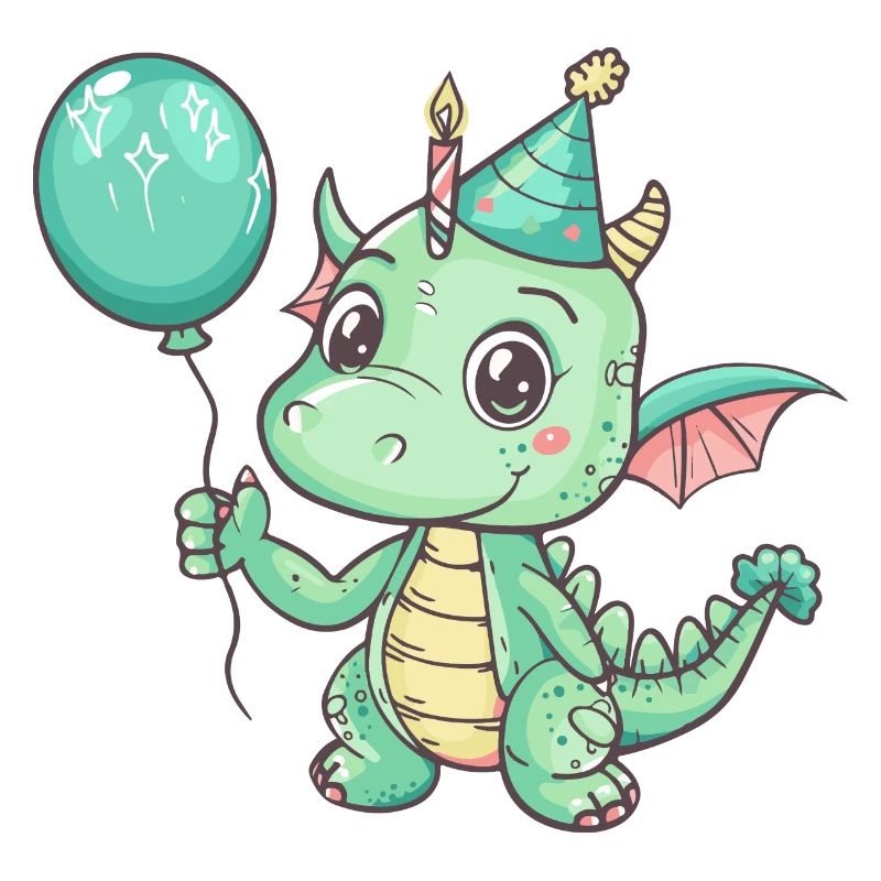 Drache Geburtstag Comic