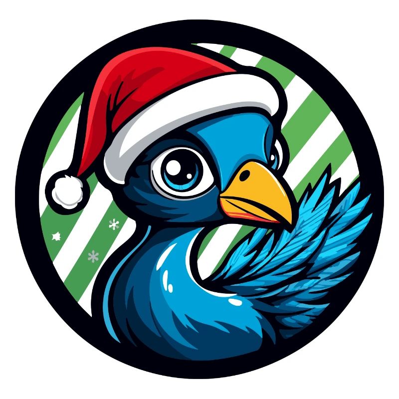 Paon Oiseau Noël Noël