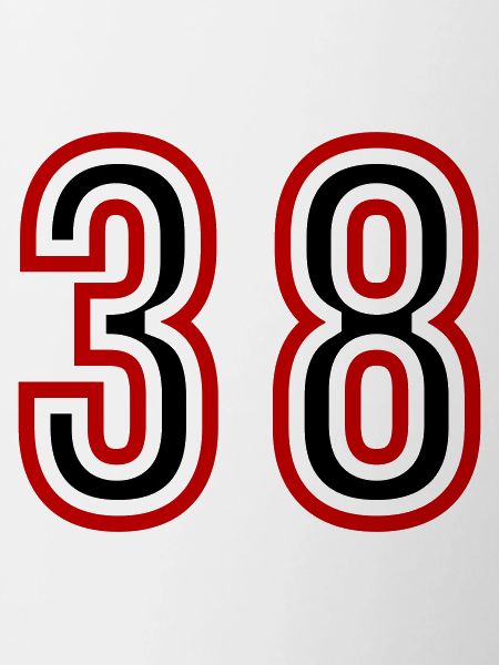 38 Number Years Jersey
