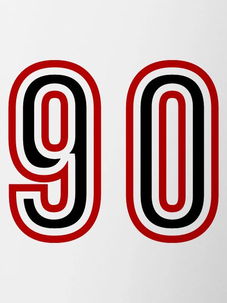 90 Number Years Jersey