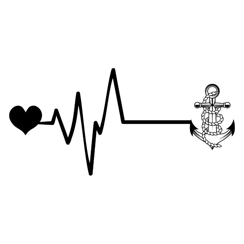 Silhouette d’ancre Pulse Love