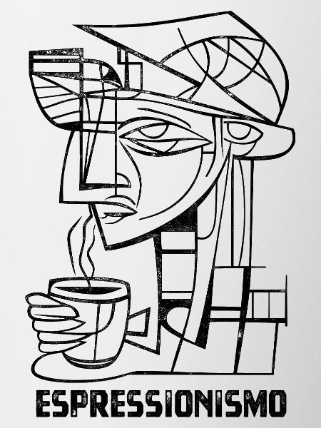 Espressionism - Espresso - Drinking Coffee