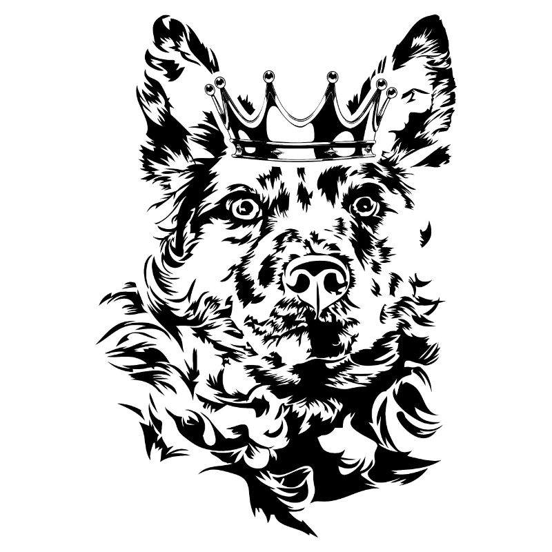 Ungarischer MUDI Krone Hunde Hund Wilsigns
