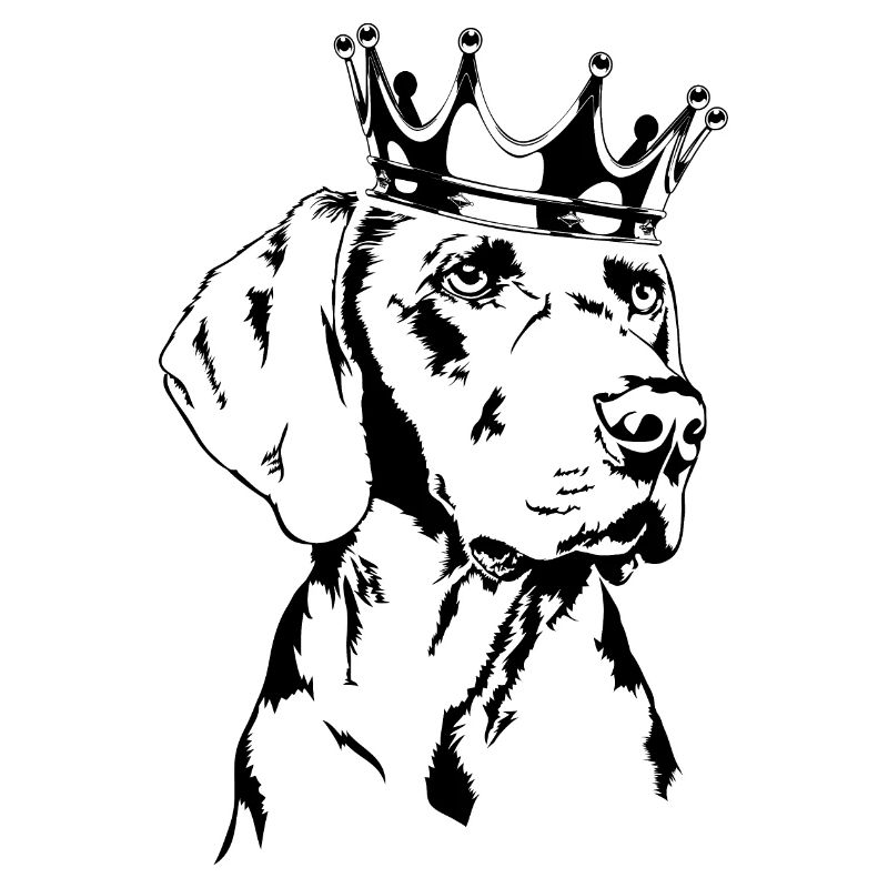 WEIMARANER Krone Chiens Wilsigns