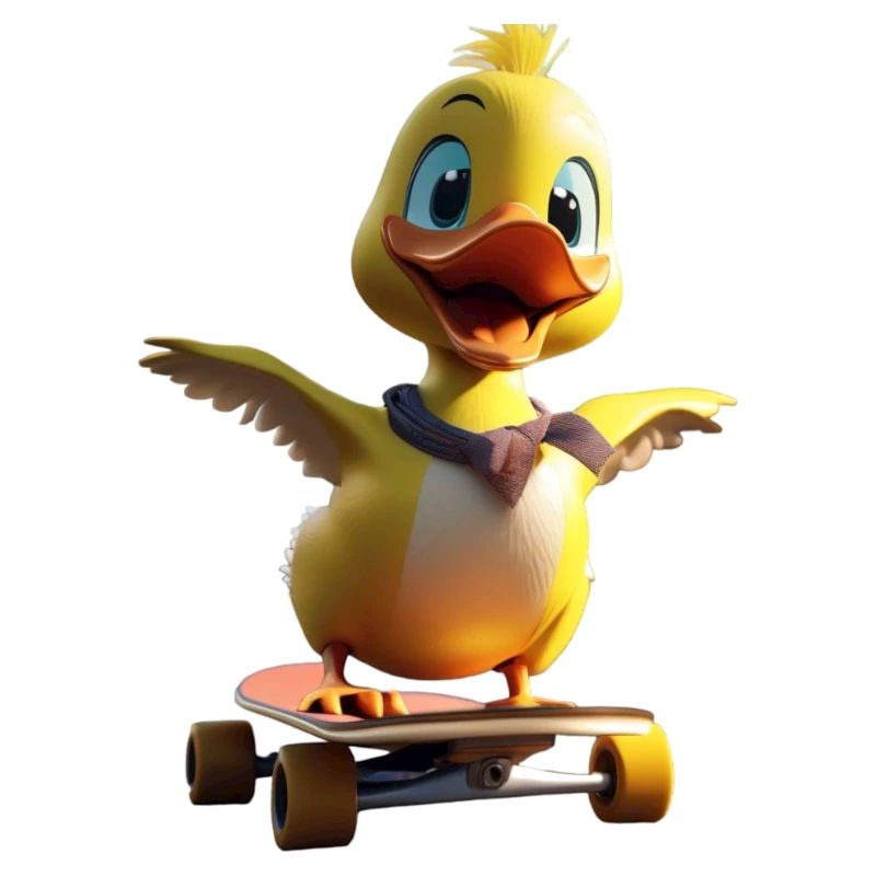 Skating Duck