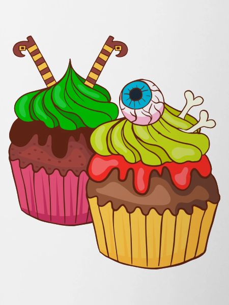 Gâteau au muffin Halloween