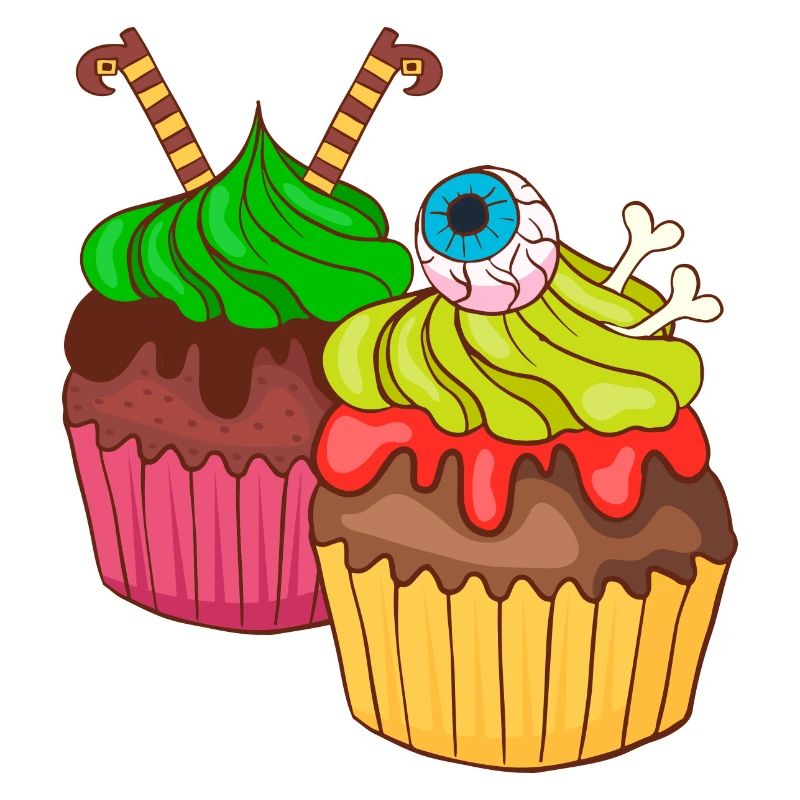 Halloween cupcake muffin cake baking sweets