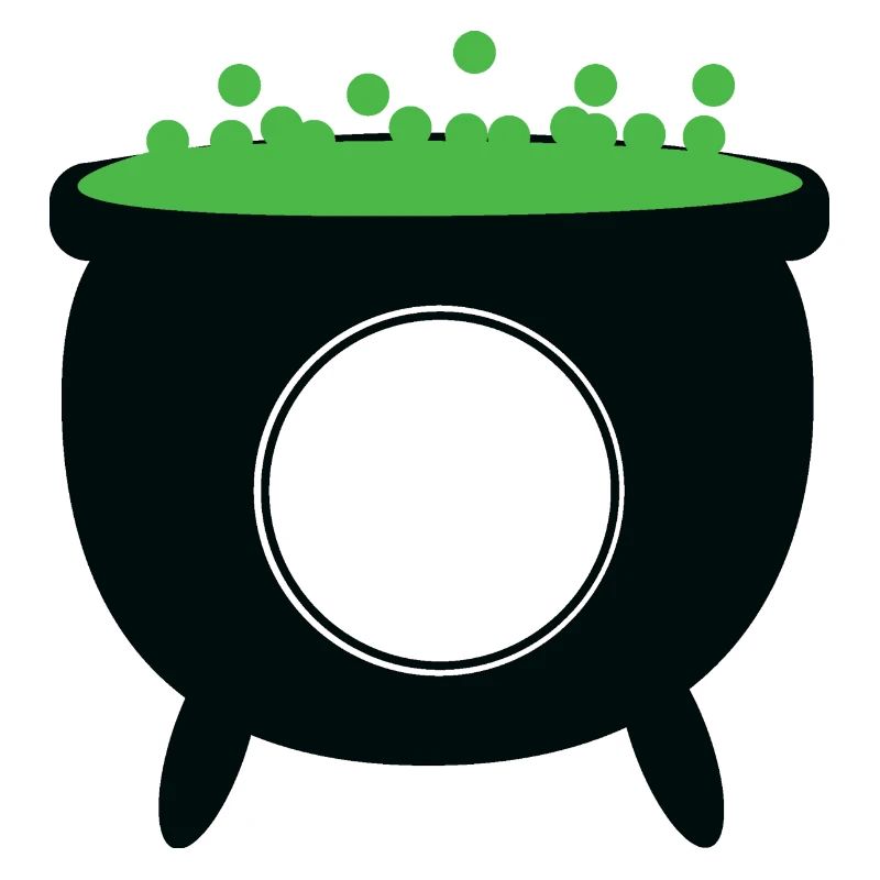 Witches Cauldron Monogramm