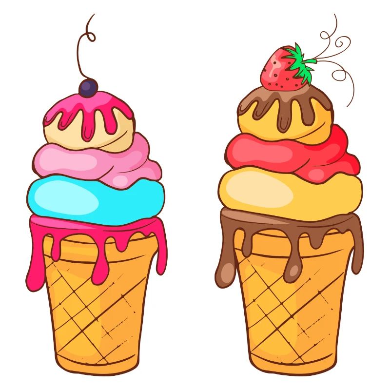 Glace glace crème glacée glace