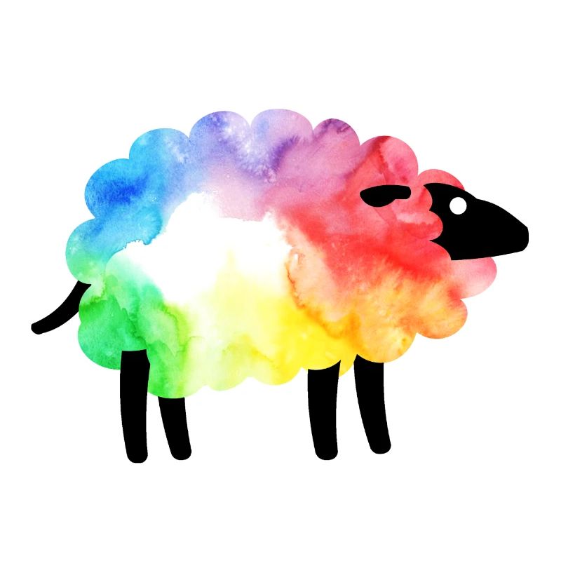 Regenbogen-Schaf