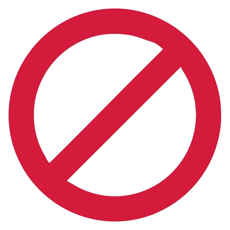 Verboten Durgeschtrichen