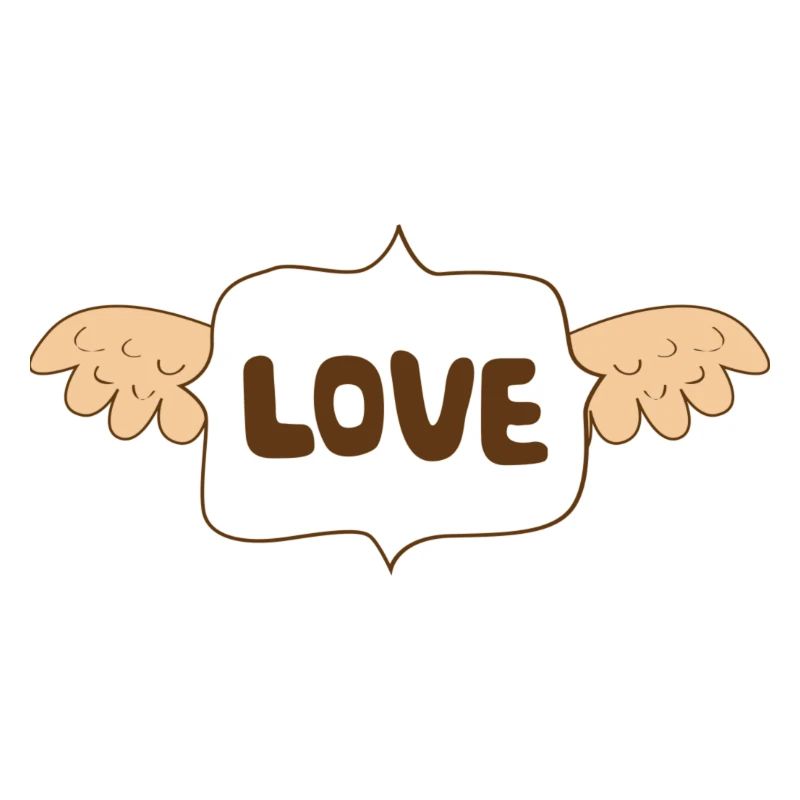 Love with wings gift gift idea