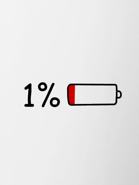 1% Akku.
