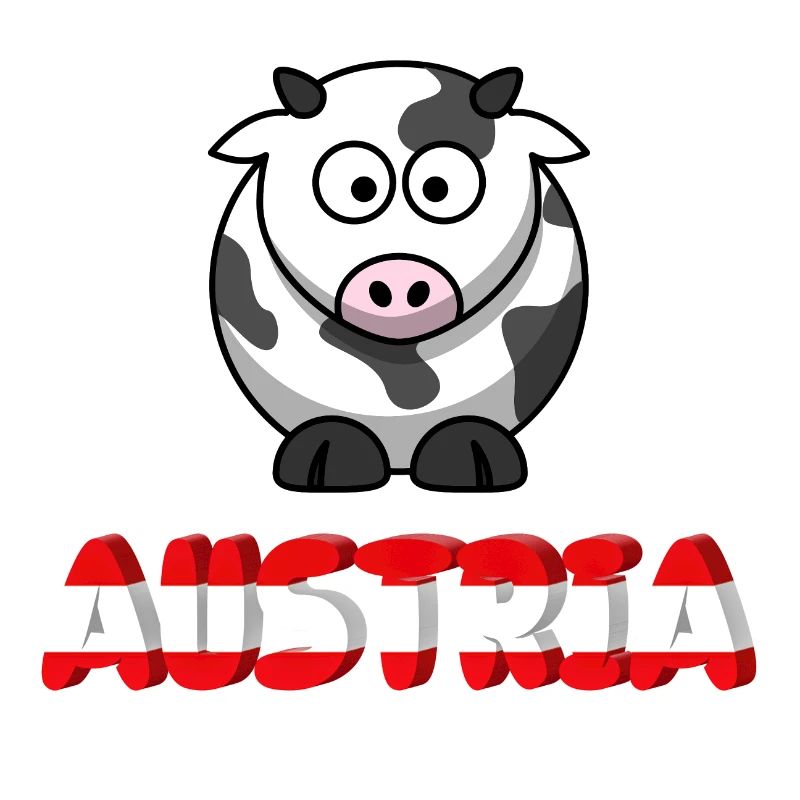 Austria mit Kuh