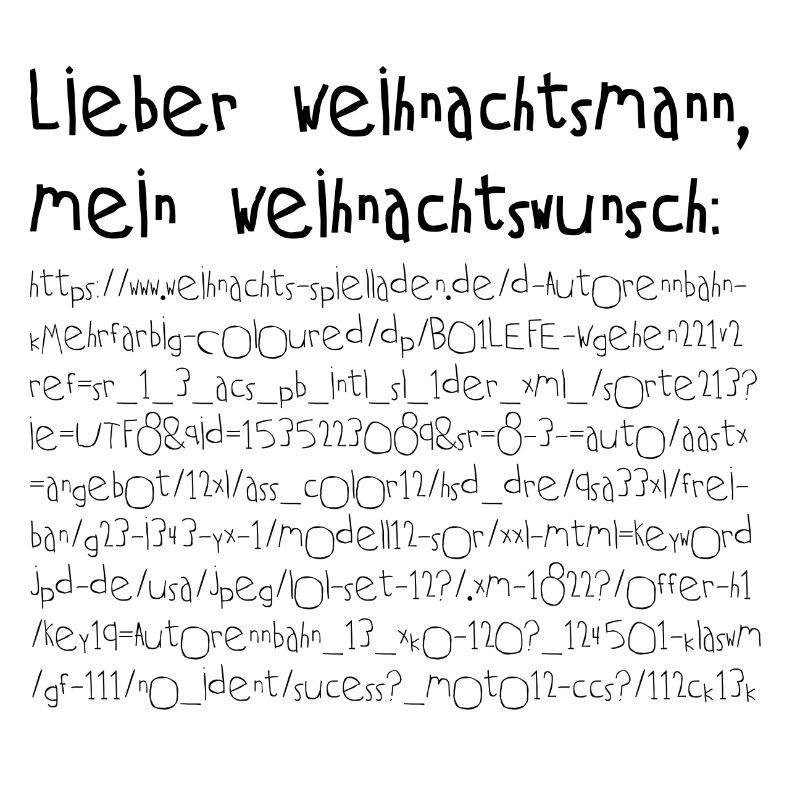 URL Weihnachtswunsch