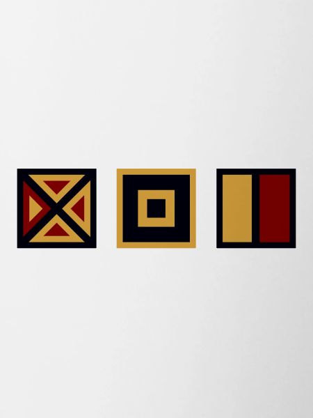Motif abstrait et géométrique