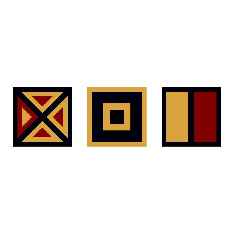 Abstract, geometric pattern