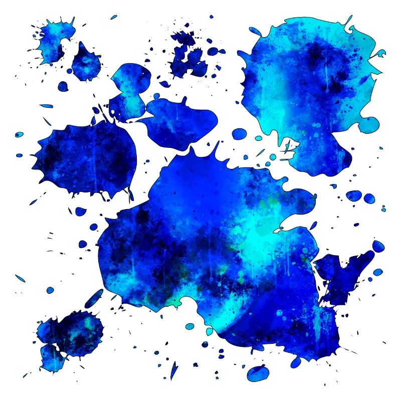 gxp psychedelische Farbe Verlaufsmuster WF blau
