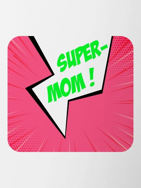 Supermom, Superheldin. Beste Mama. Comicbuch.