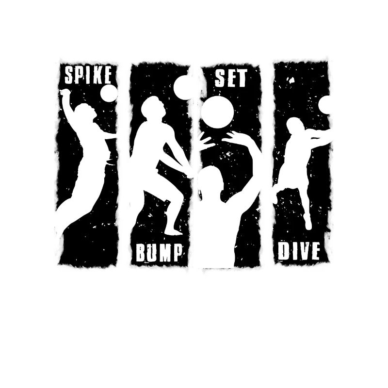 Volleyball Spike Bump Set Dive Gift Idea