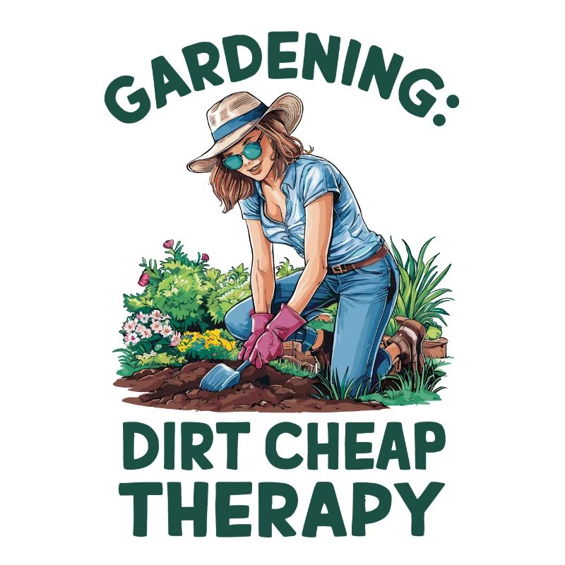 Lustige Gartenarbeit Spruch