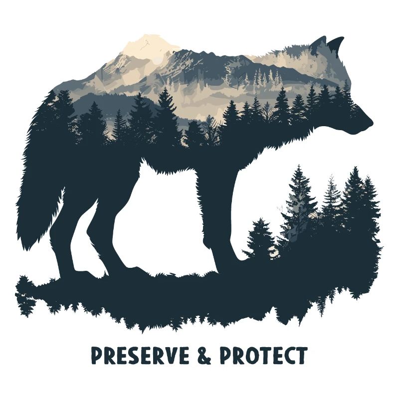 Wolf Wolves Wilderness Howl Forest Preserve & Protect