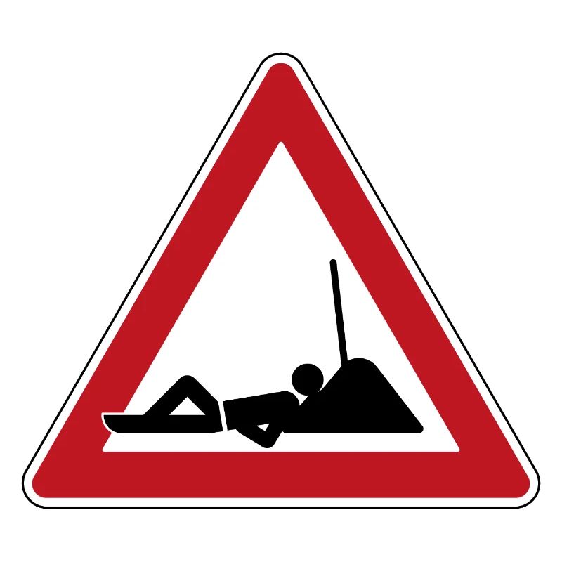 Pause Bauschild