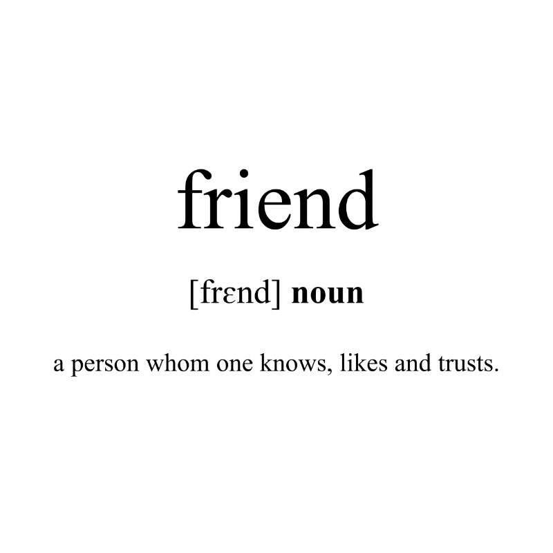 Dictionnaire de définition des amis