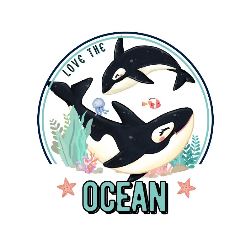 love ocean orca
