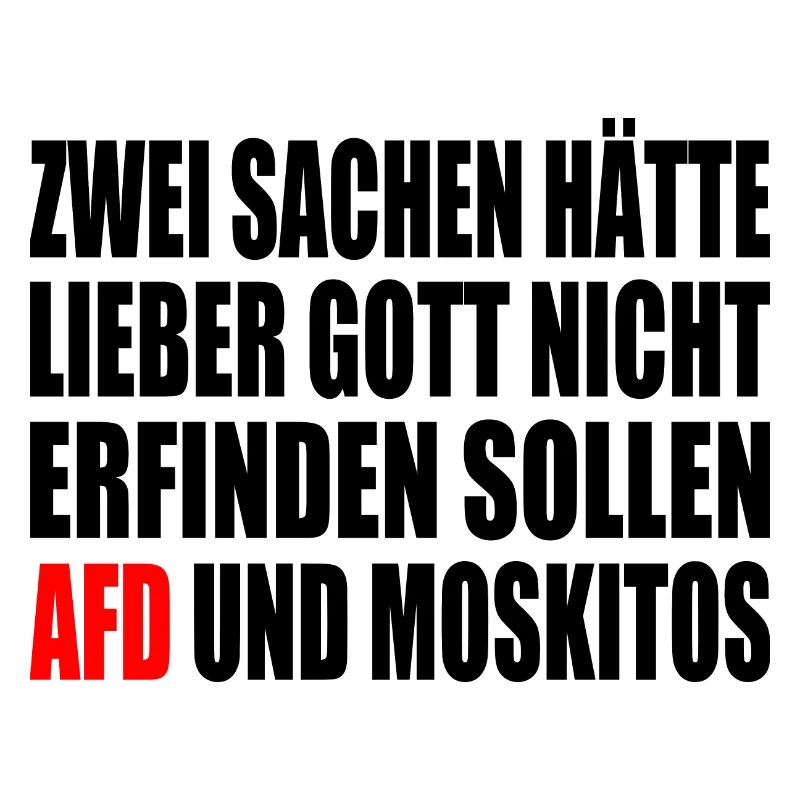 Fck afd - afd und moskitos