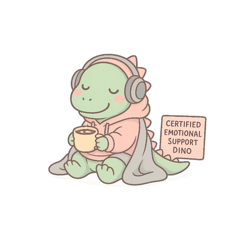 Support Dino – Certified Comforter