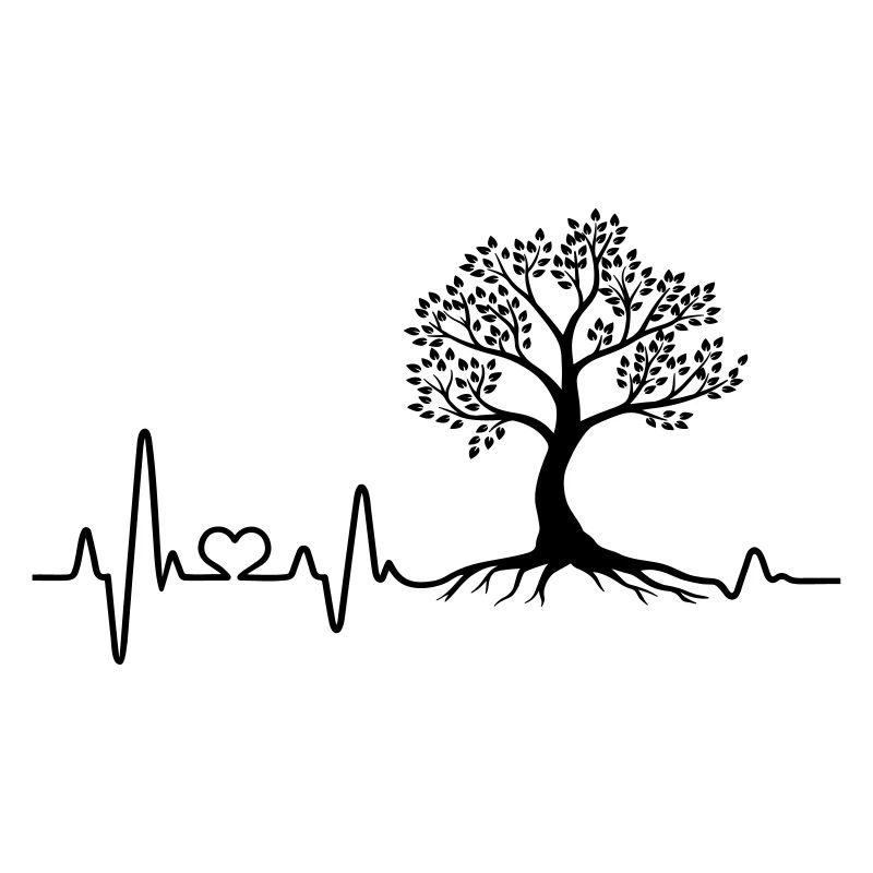 Tree root forest nature nature lovers heartbeat